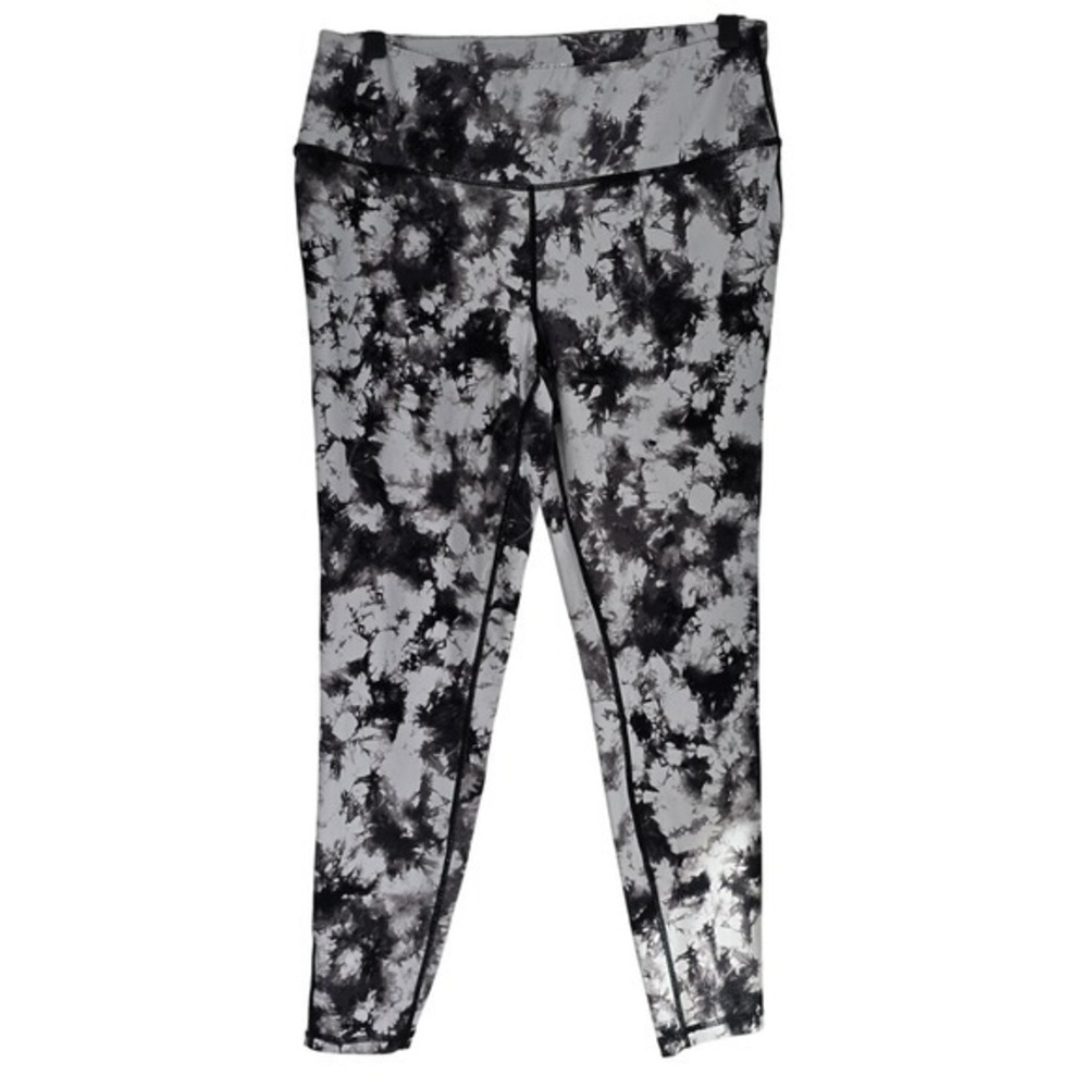 Torrid Black & White Tie Dye High Waist‎ Active Leggings Athleisure